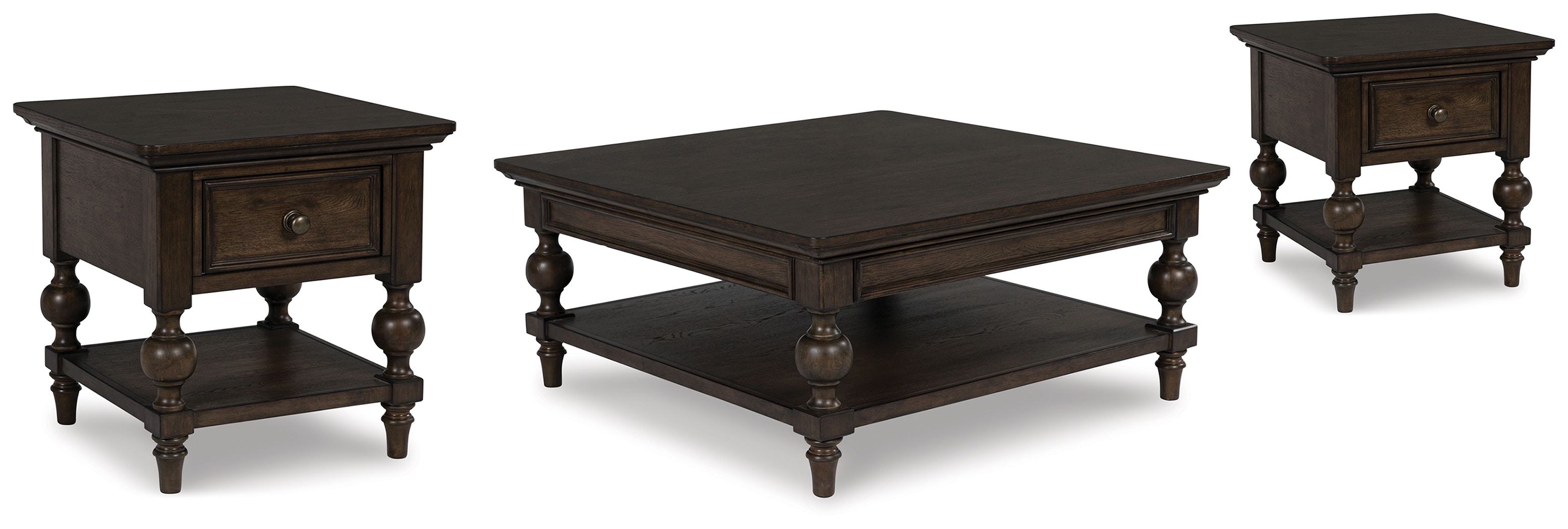 Signature Design by Ashley Living Room Veramond Coffee Table and 2