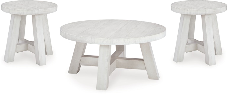 Signature Design by Ashley Jallison Coffee Table and 2 End Tables T727T1