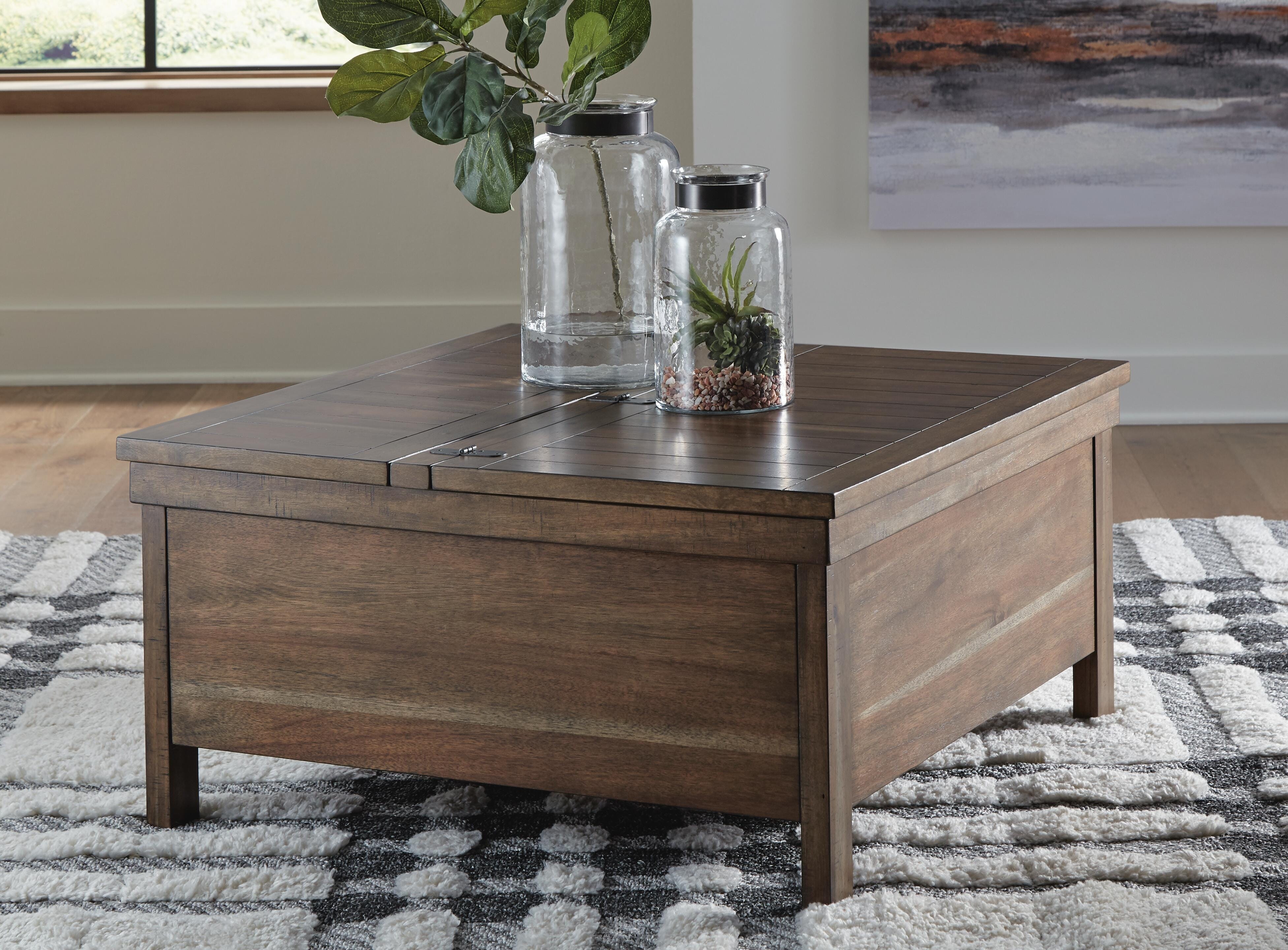 Signature Design by Ashley Living Room Moriville Lift-Top Coffee