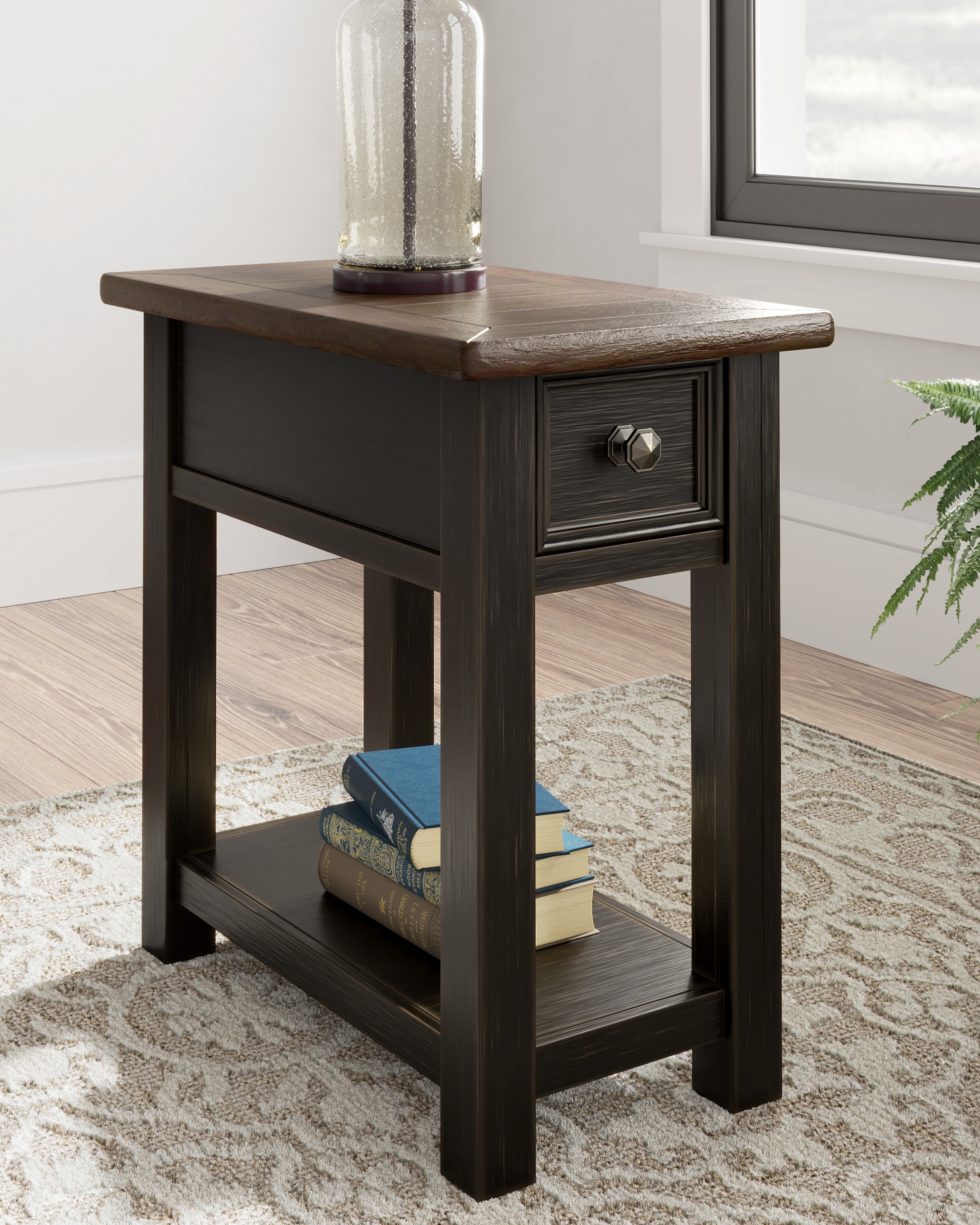 signature design by ashley tyler creek chair side end table