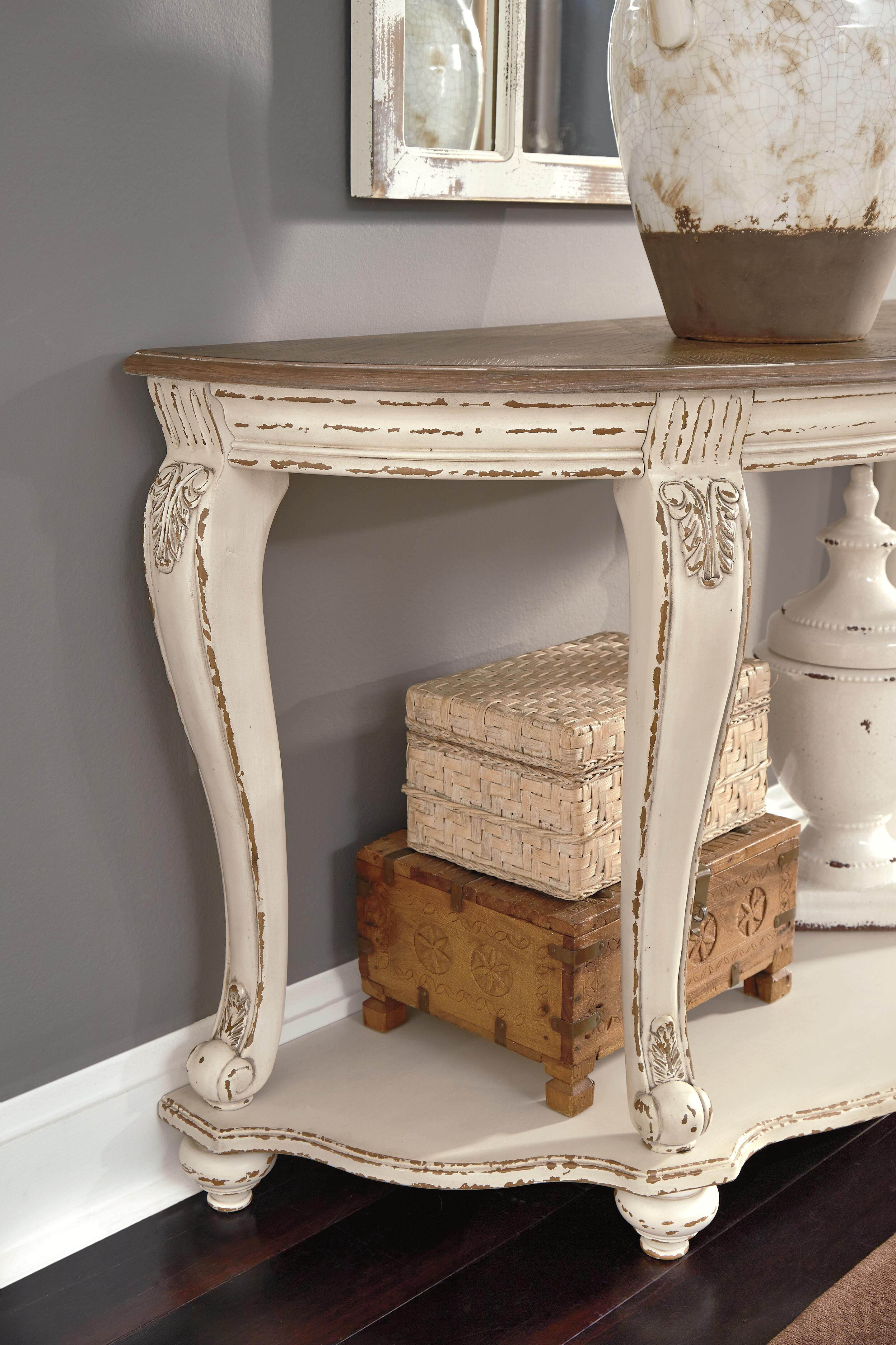 Signature Design by Ashley Living Room Realyn Sofa Table T743-4