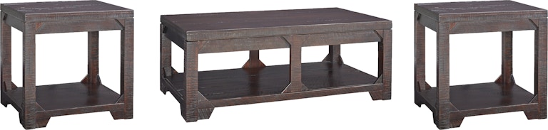 Signature Design by Ashley Rogness Lift-top Coffee Table and 2 End Tables T745T1