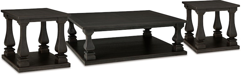 Signature Design by Ashley Wellturn Coffee Table and 2 End Tables T749T1
