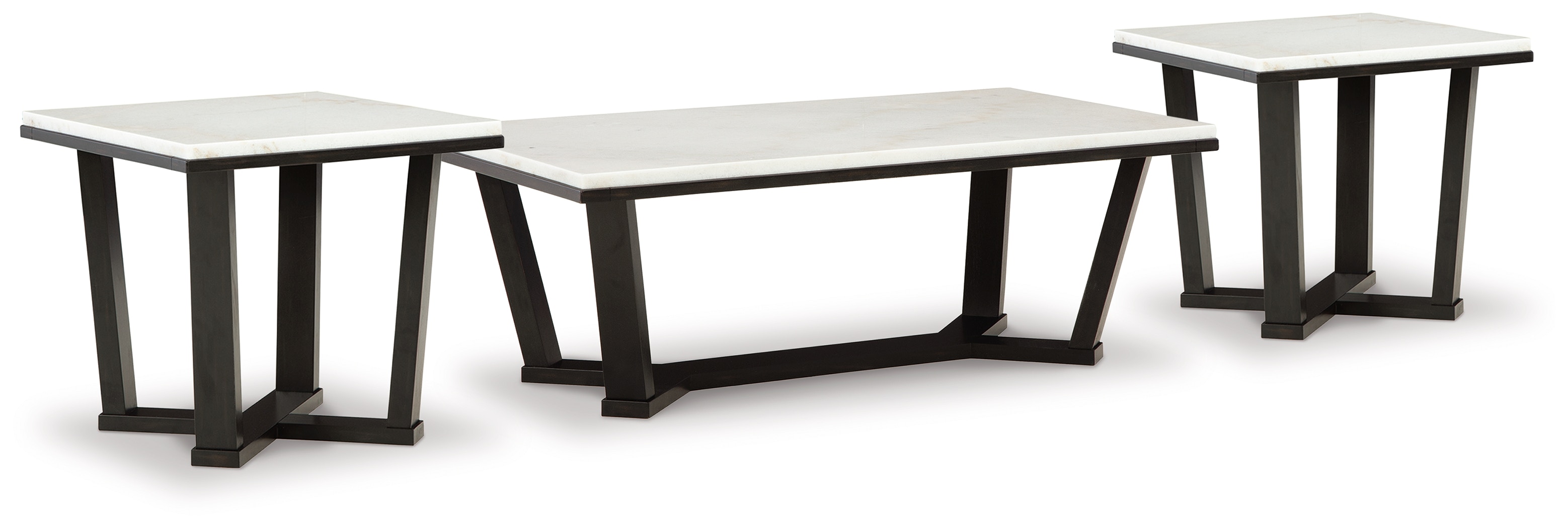 Signature Design by Ashley Living Room Fostead Coffee Table and 2