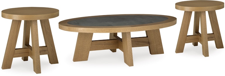 Signature Design by Ashley Brinstead Coffee Table and 2 End Tables T839T1