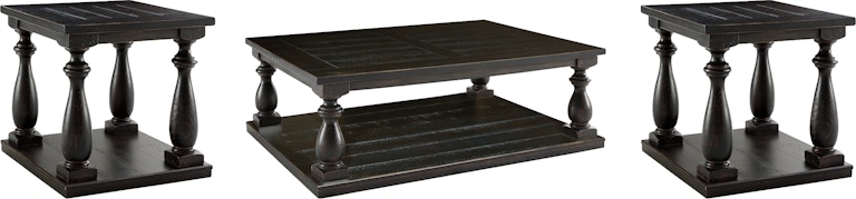 Signature Design by Ashley Mallacar Coffee Table and 2 End Tables T880T1