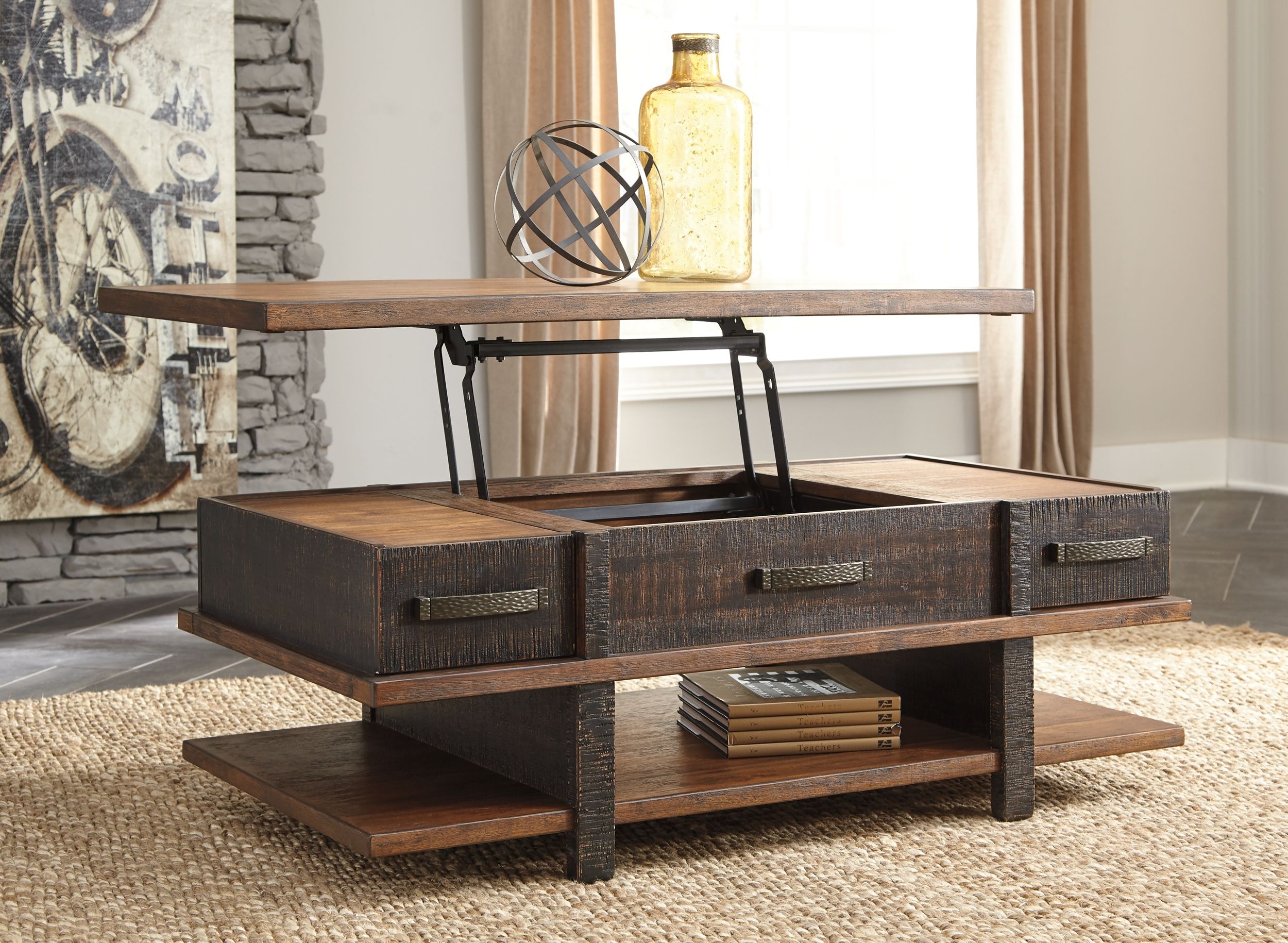 stanah coffee table with lift top