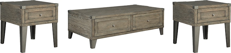 Signature Design by Ashley Chazney Lift-top Coffee Table and 2 End Tables T904T1