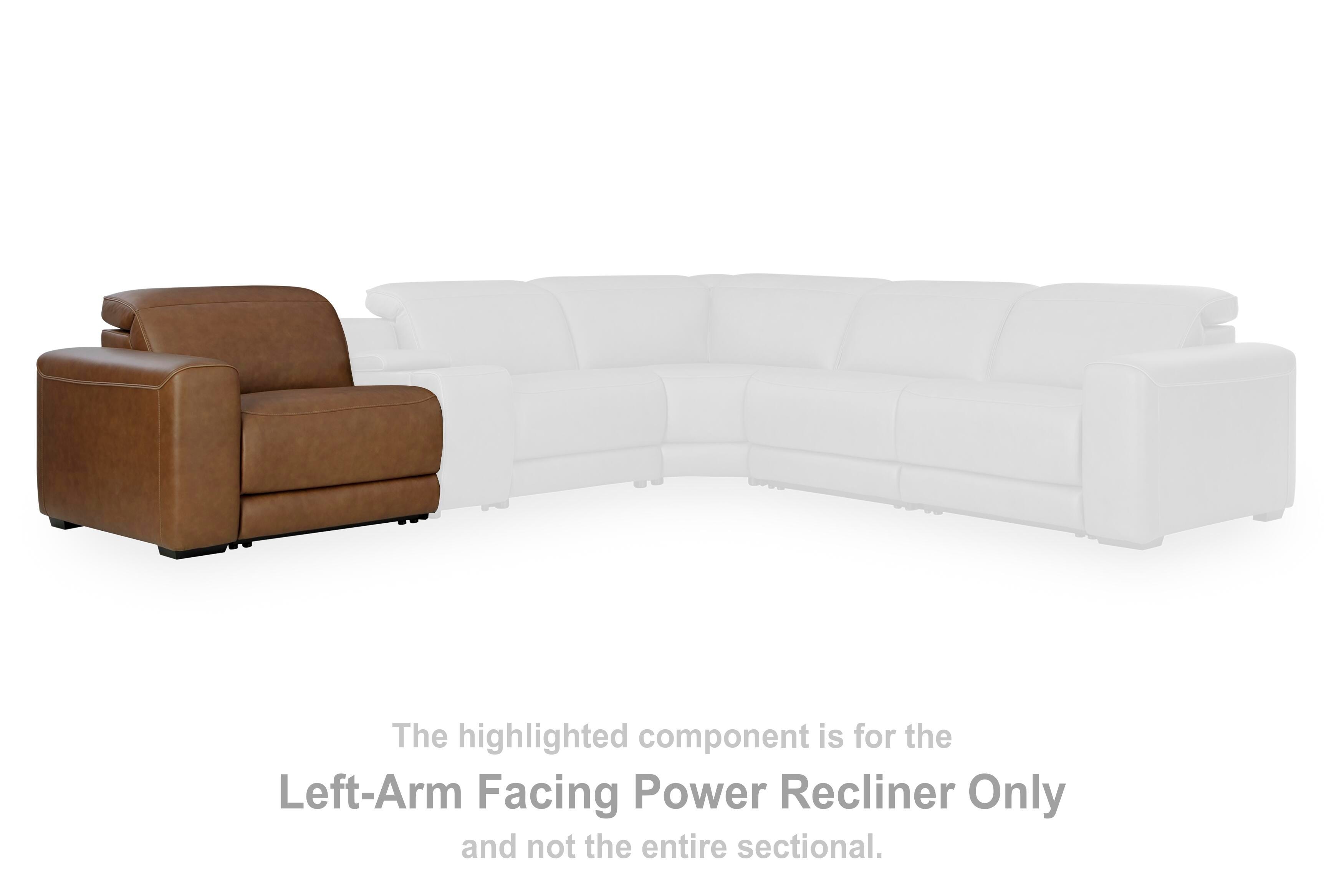  Rally-Up Left-Arm Facing Power Recliner 
