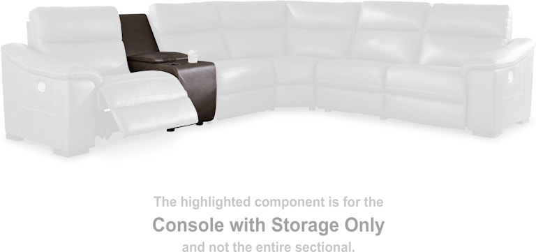 Signature Design by Ashley Salvatore Console with Storage U2630157 at Woodstock Furniture & Mattress Outlet