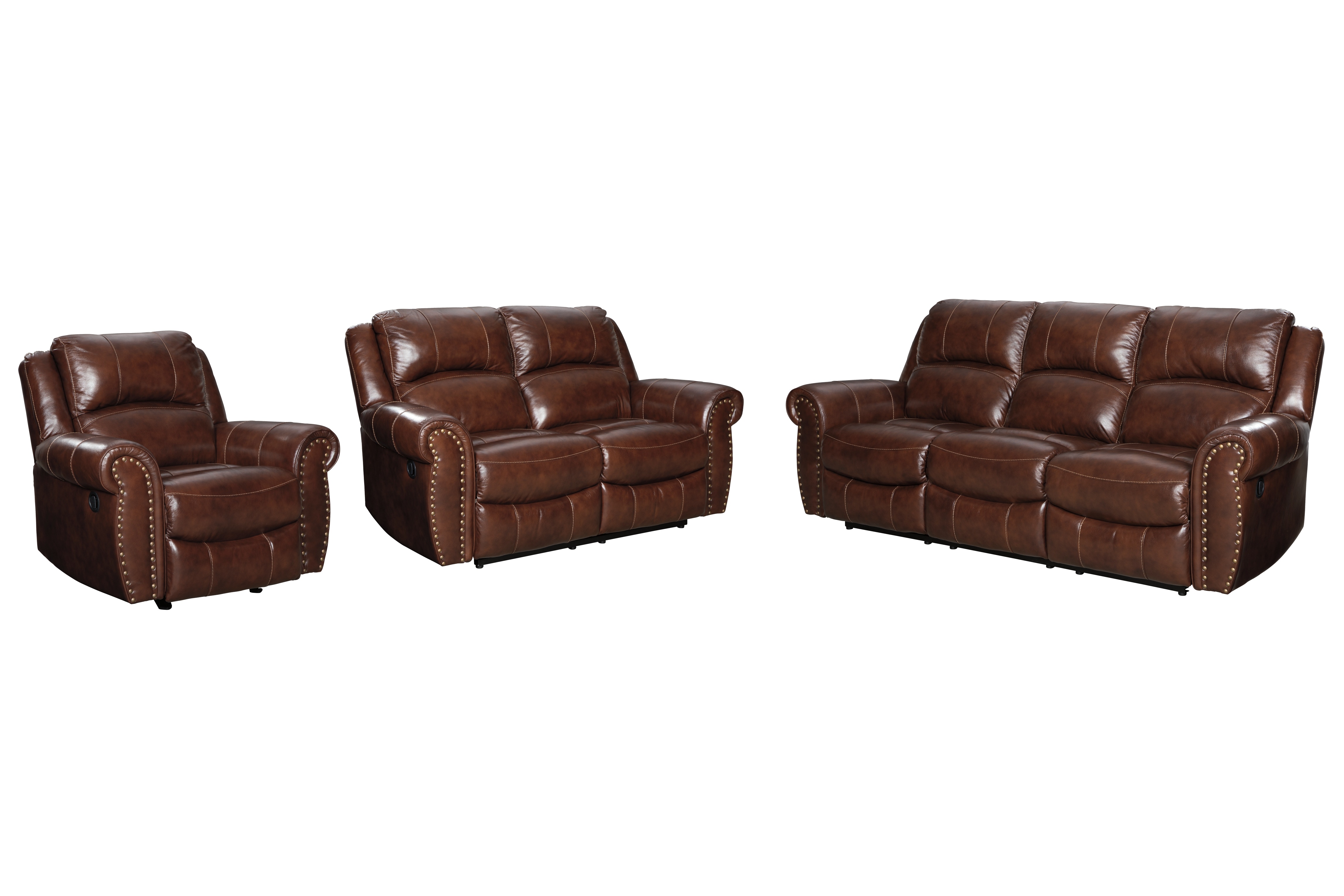 leather 3 piece suites direct