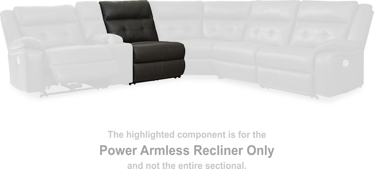 Signature Design by Ashley Mackie Pike Power Armless Recliner at Woodstock Furniture & Mattress Outlet