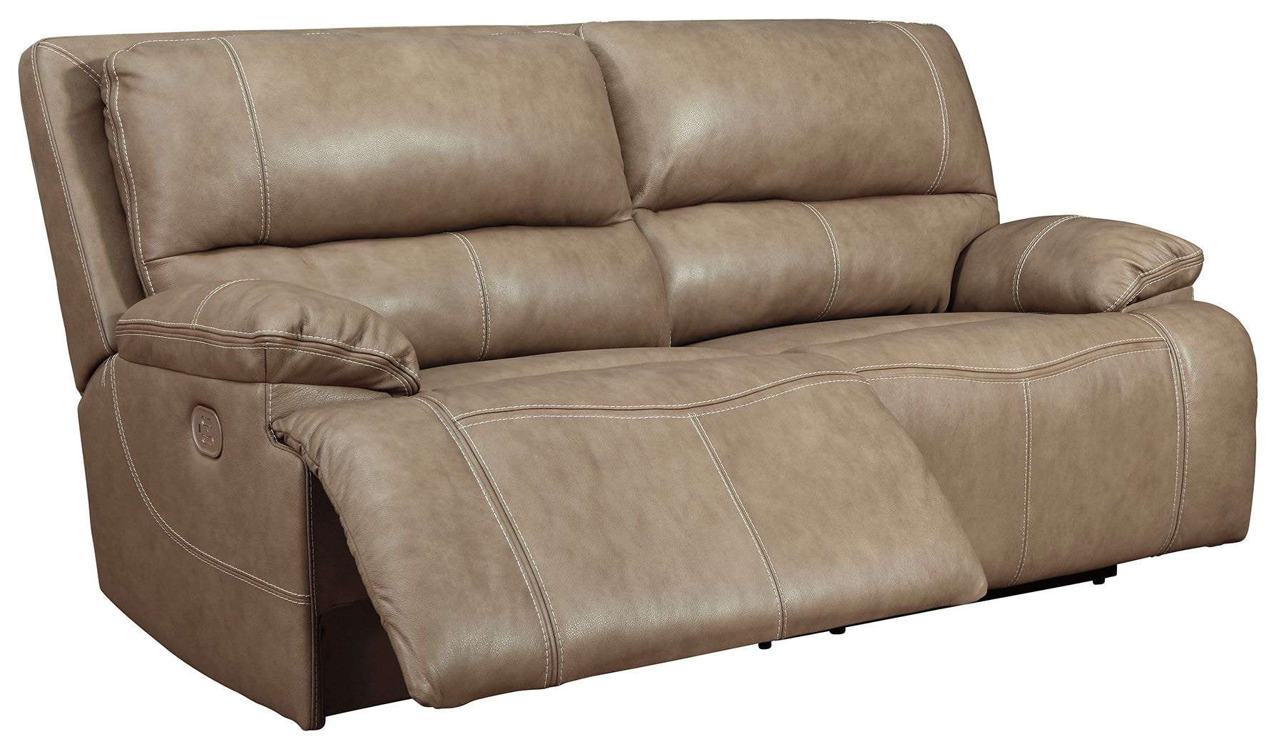 real living mesa brown reclining sofa