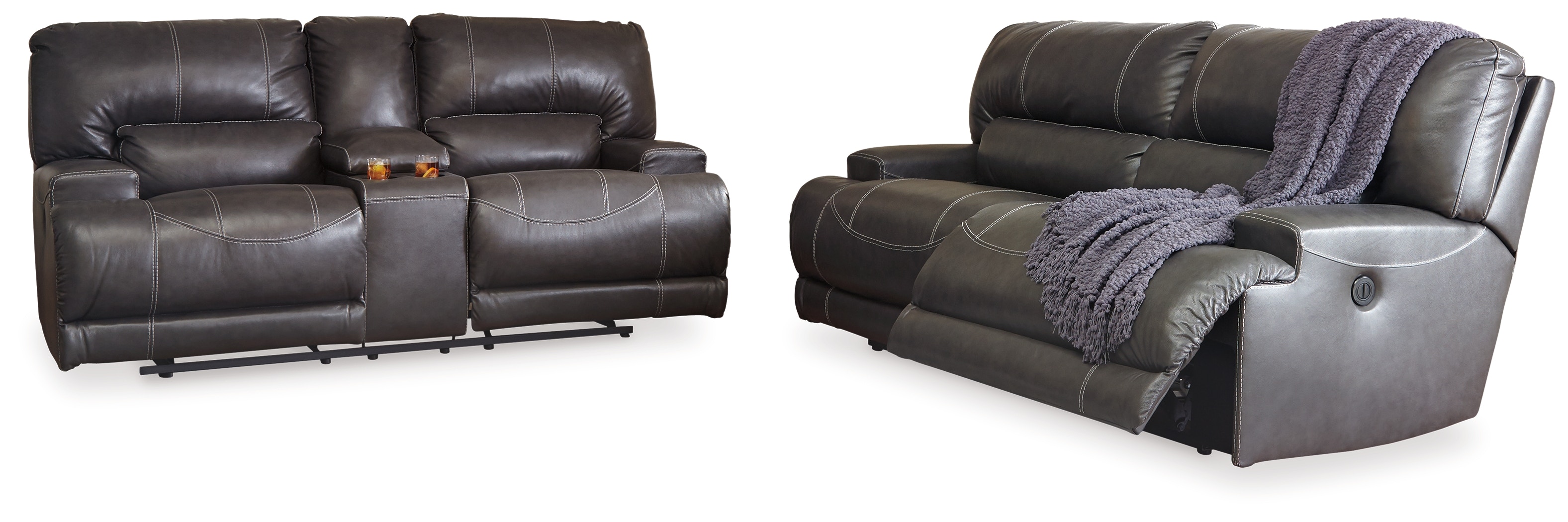 Mccaskill power reclining loveseat with deals console