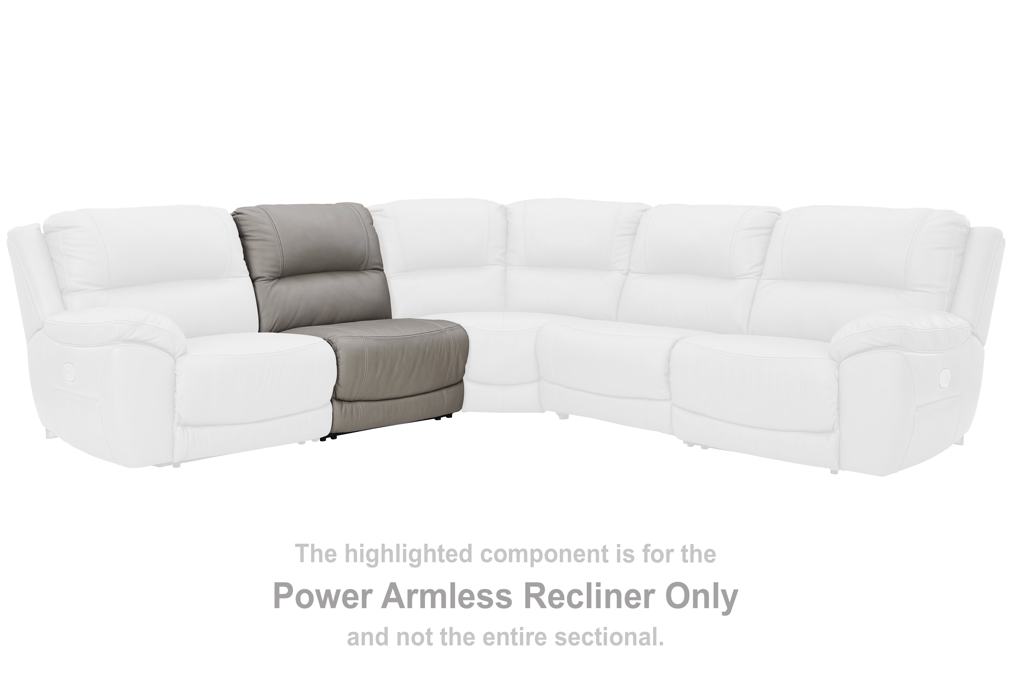 Armless 2025 power recliner