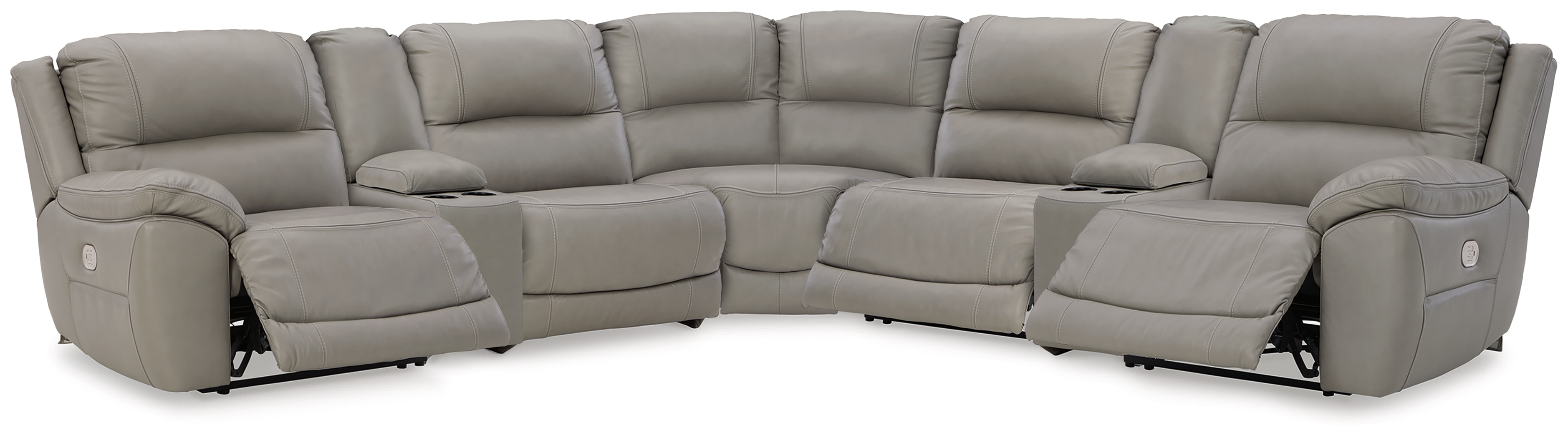 Ashley Dunleith Dunleith 7-Piece Power Reclining Sectional U71605S7 ...