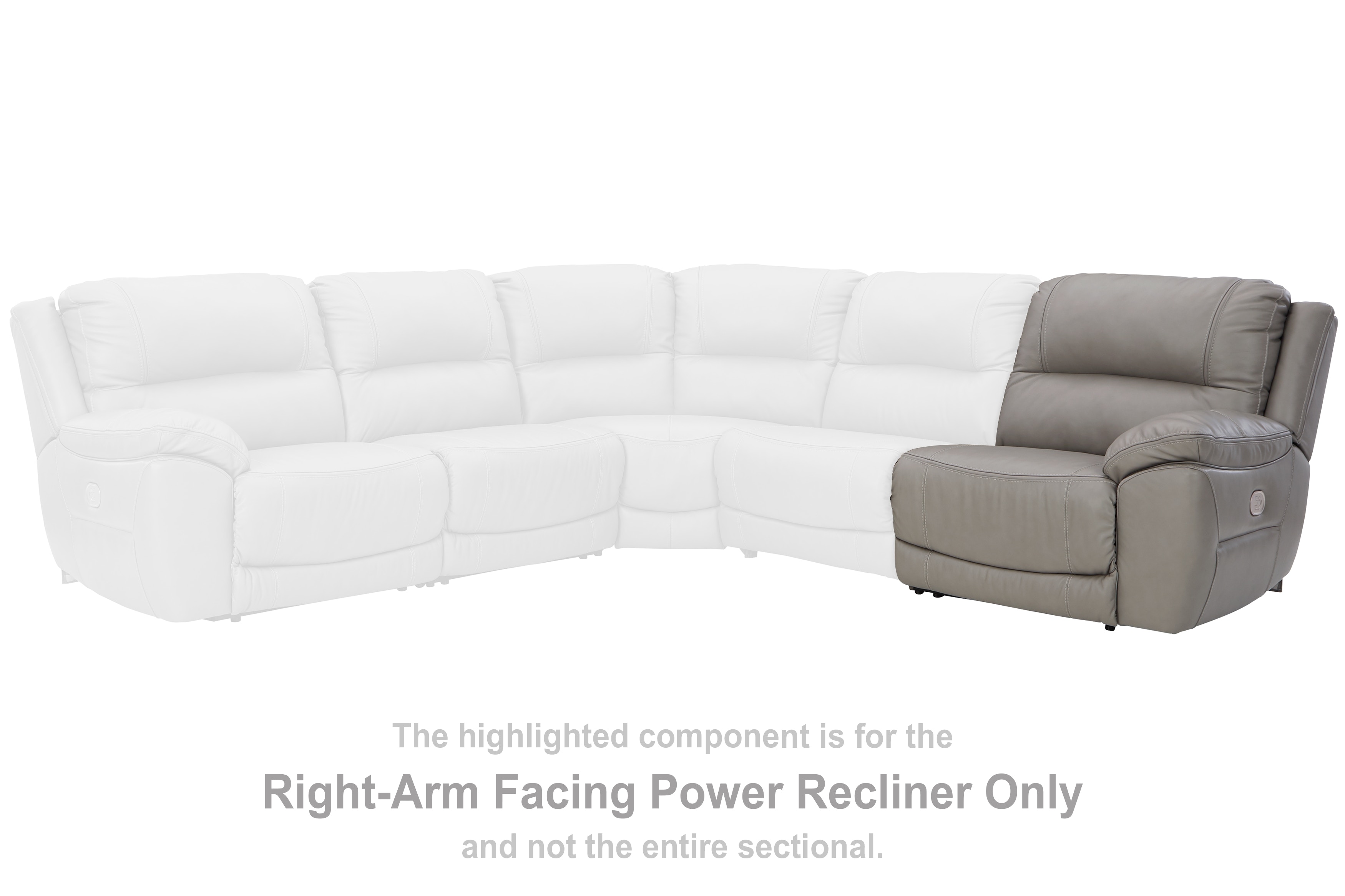 Signature Design by Ashley Living Room Dunleith Right-Arm Facing