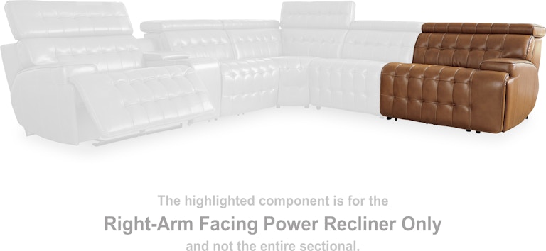 Signature Design by Ashley Temmpton Right-Arm Facing Power Recliner at Woodstock Furniture & Mattress Outlet