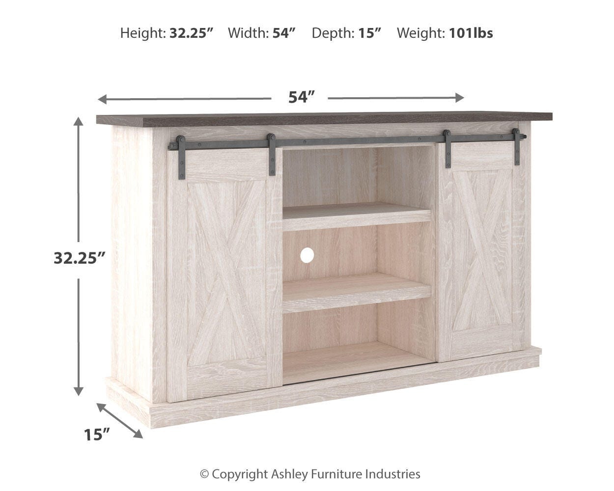 Signature Design by Ashley Home Entertainment Dorrinson 54