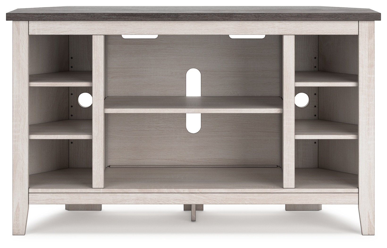 Signature Design by Ashley Home Entertainment Dorrinson Corner TV Stand Skaff Furniture Carpet