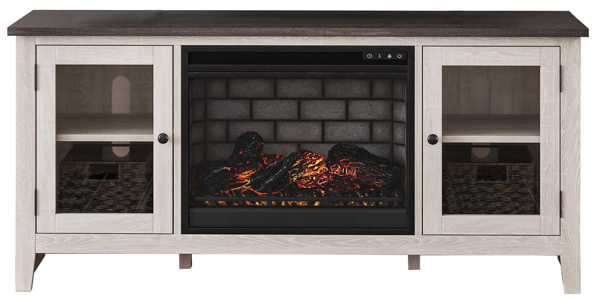 Signature Design by Ashley Dorrinson 60" TV Stand with Electric Fireplace W287W3