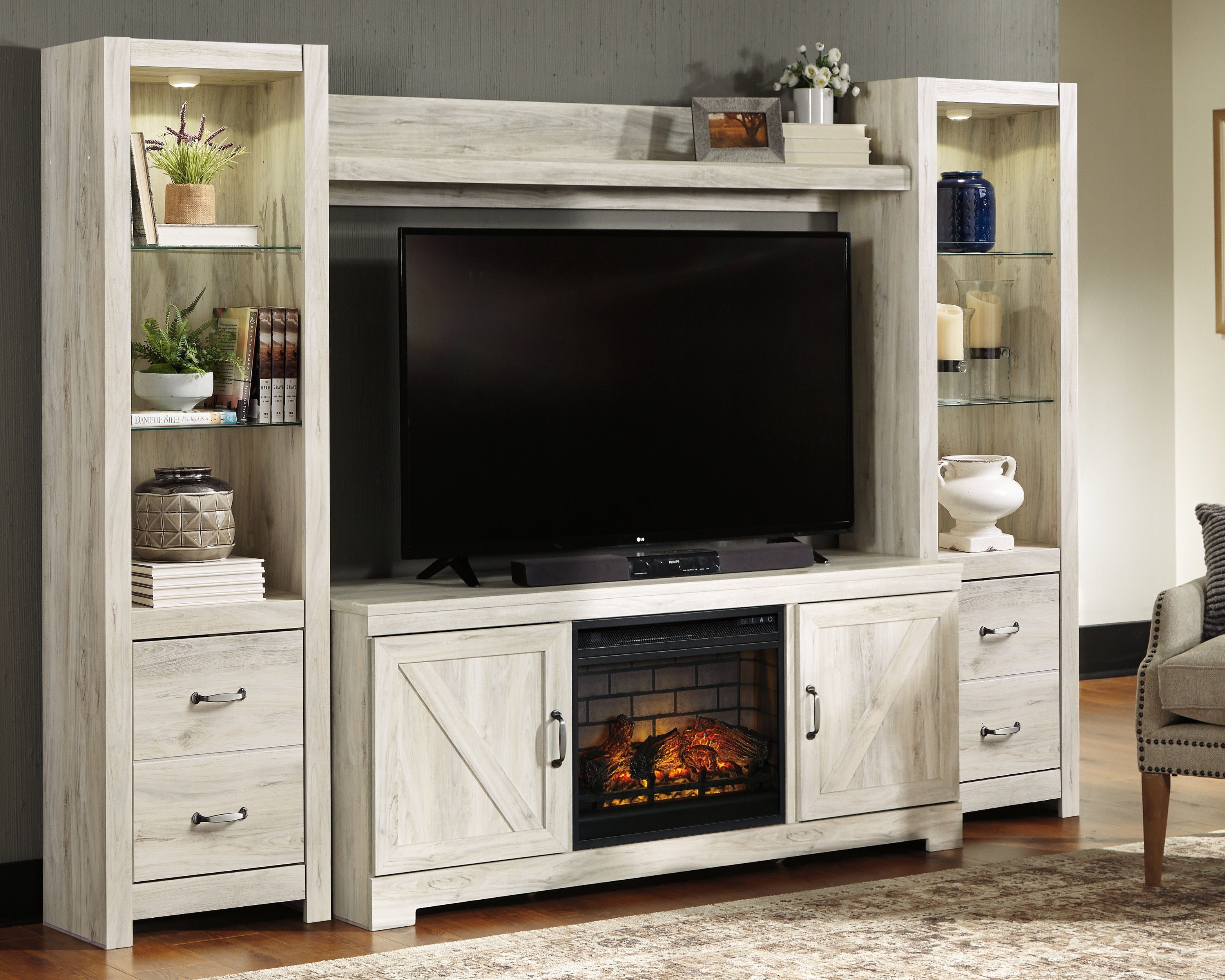 Ashley 4 deals piece entertainment center