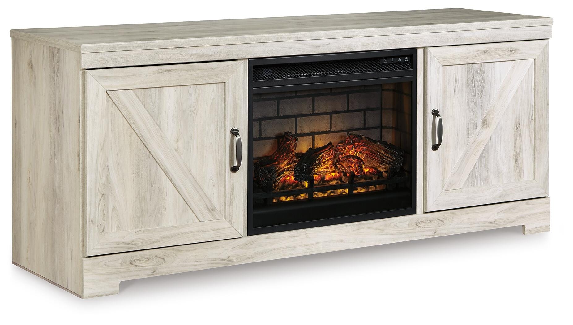 Signature Design by Ashley Bellaby 63" TV Stand with Electric Fireplace W331W9