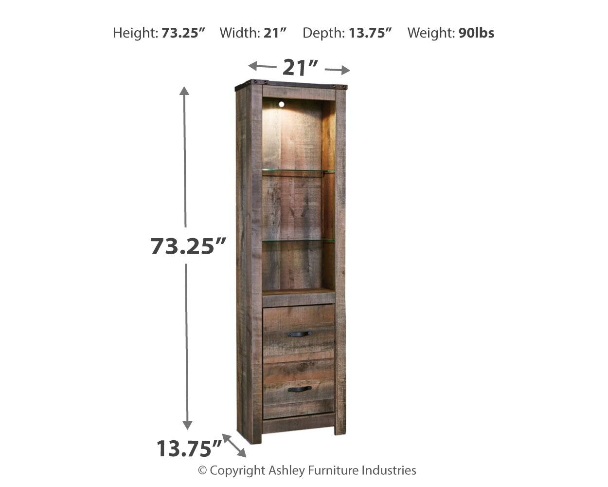 Tall pier cabinet discount