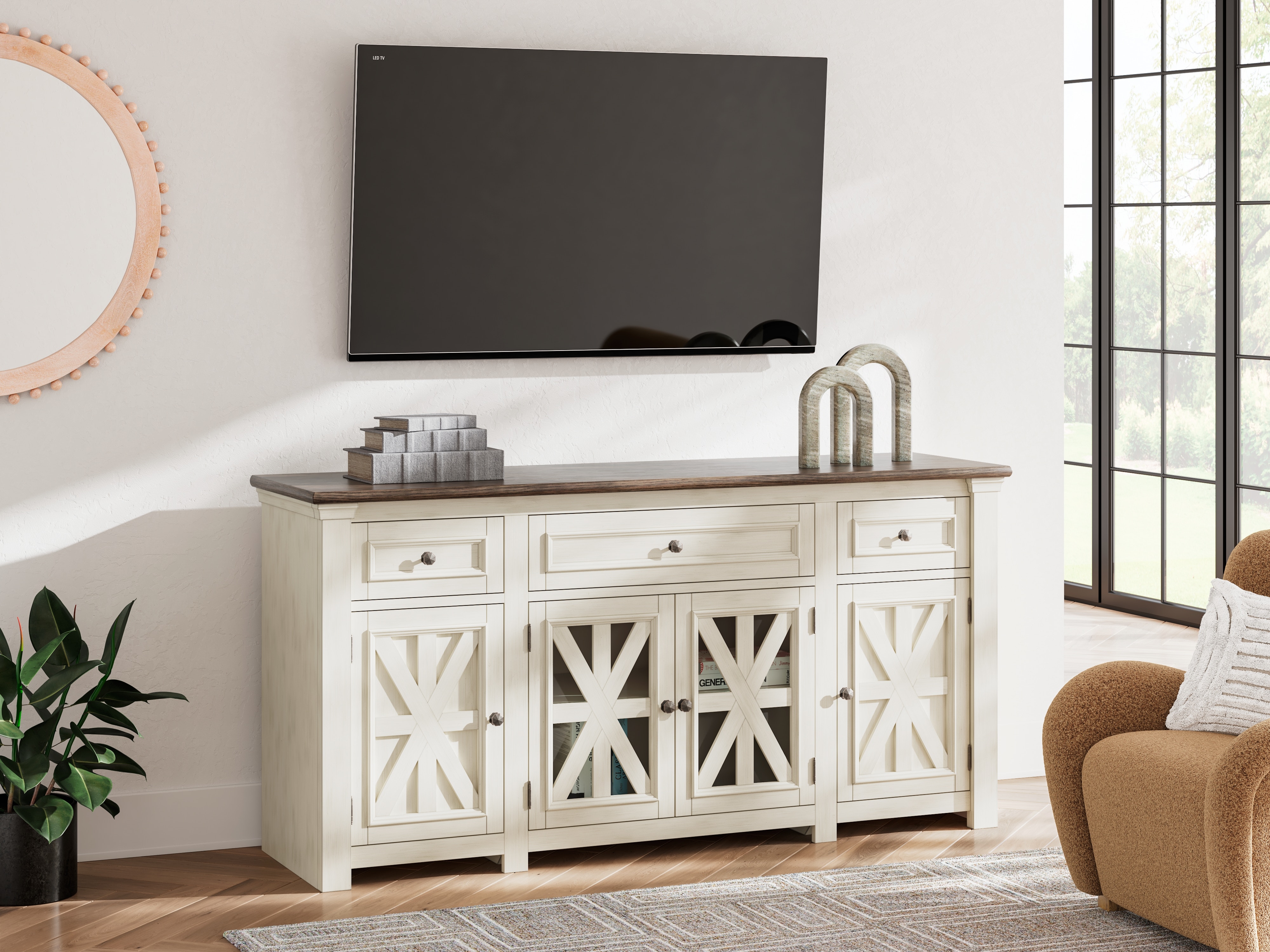 Ashley Home Entertainment Bolanburg 73 TV Stand W647 68 Tar Heel Furniture Gallery