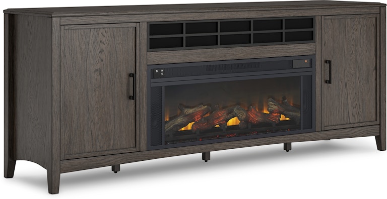 Signature Design by Ashley Montillan 84" TV Stand with Electric Fireplace W651W1