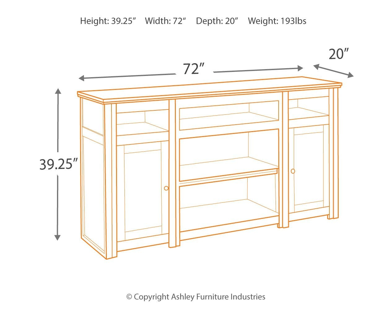 Harpan 72 tv deals stand