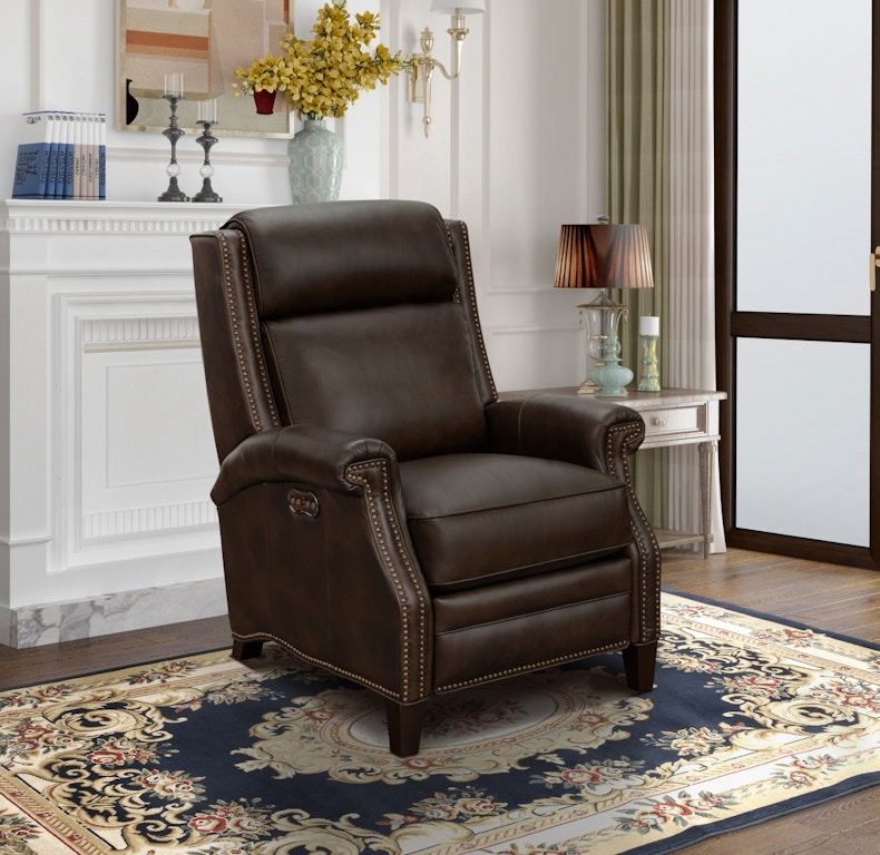 Ashford Leather Pillow Back Recliner Chair