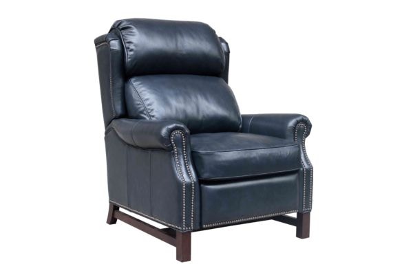 Barcalounger discount leather recliner