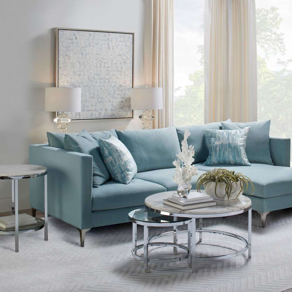 Bassett Mirror Company Living Room Jadyn Round End Table 3259-220B-T ...