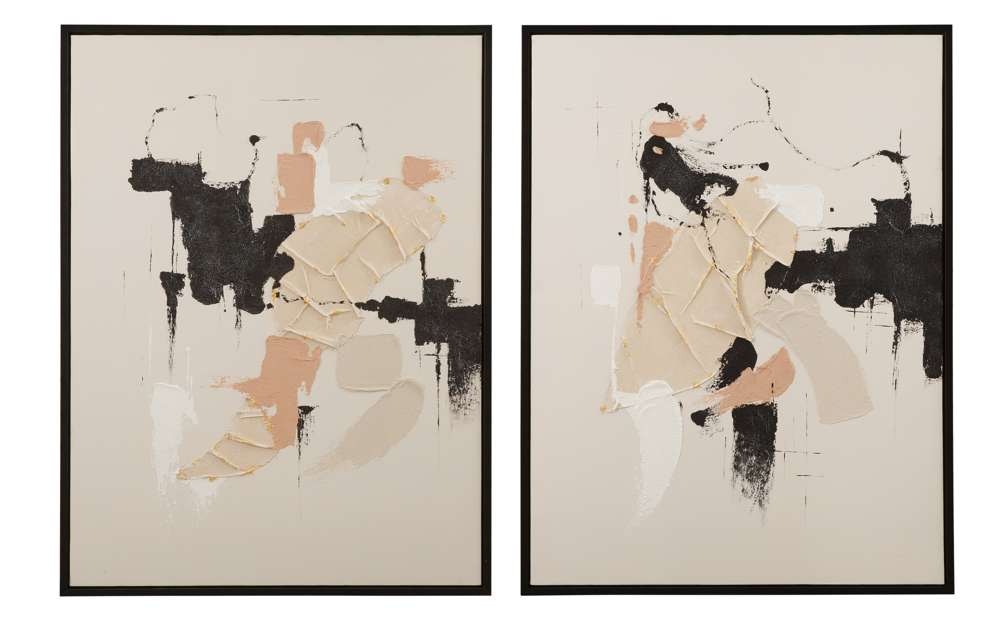  Intuitive Framed Canvas s/2 