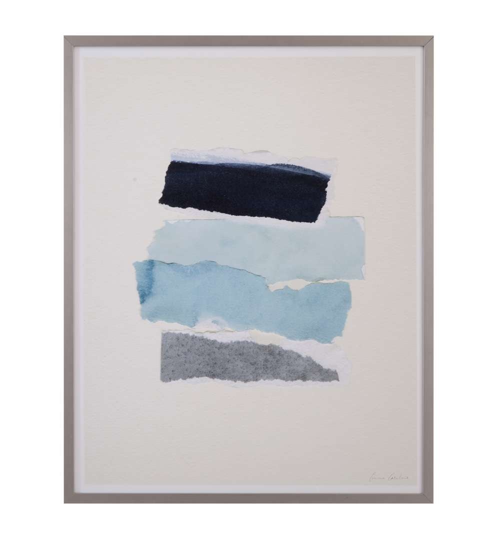  Seaside Color Study III Framed Print 