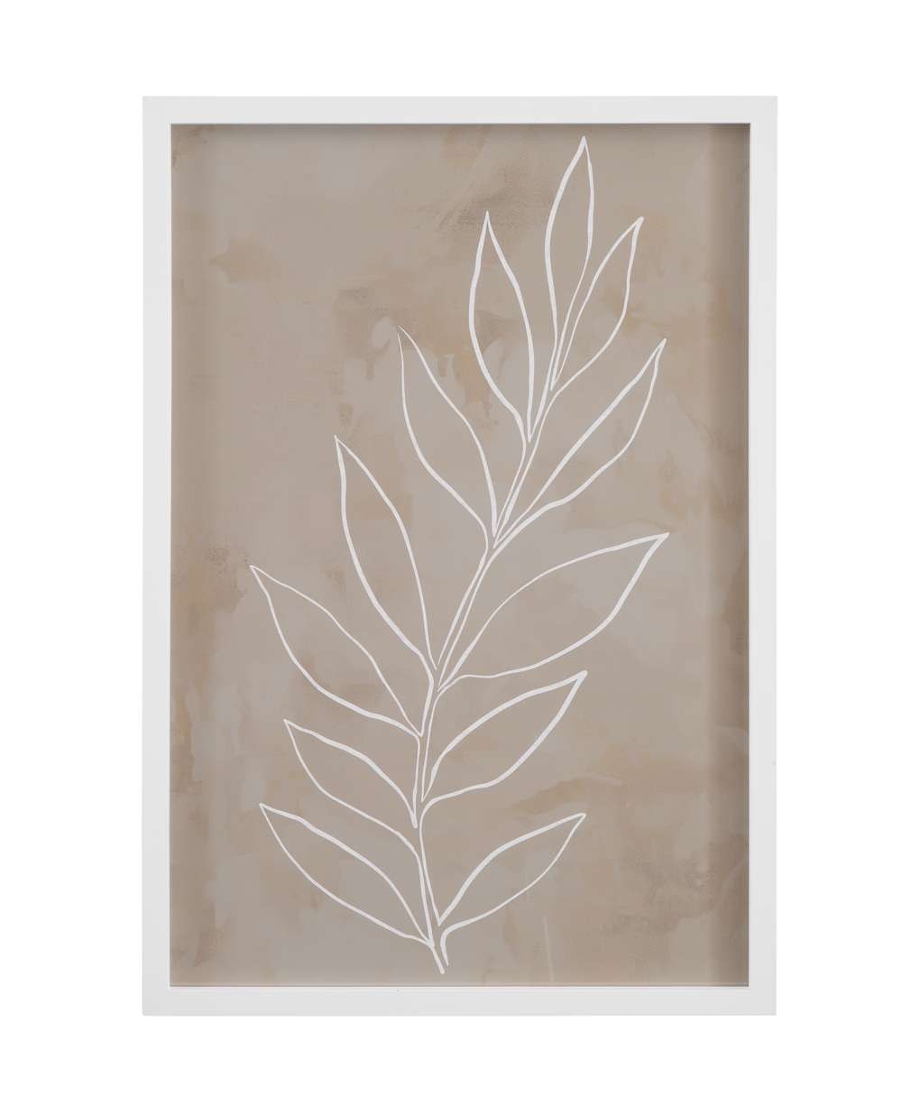  Leaf Line Art III Framed Print 
