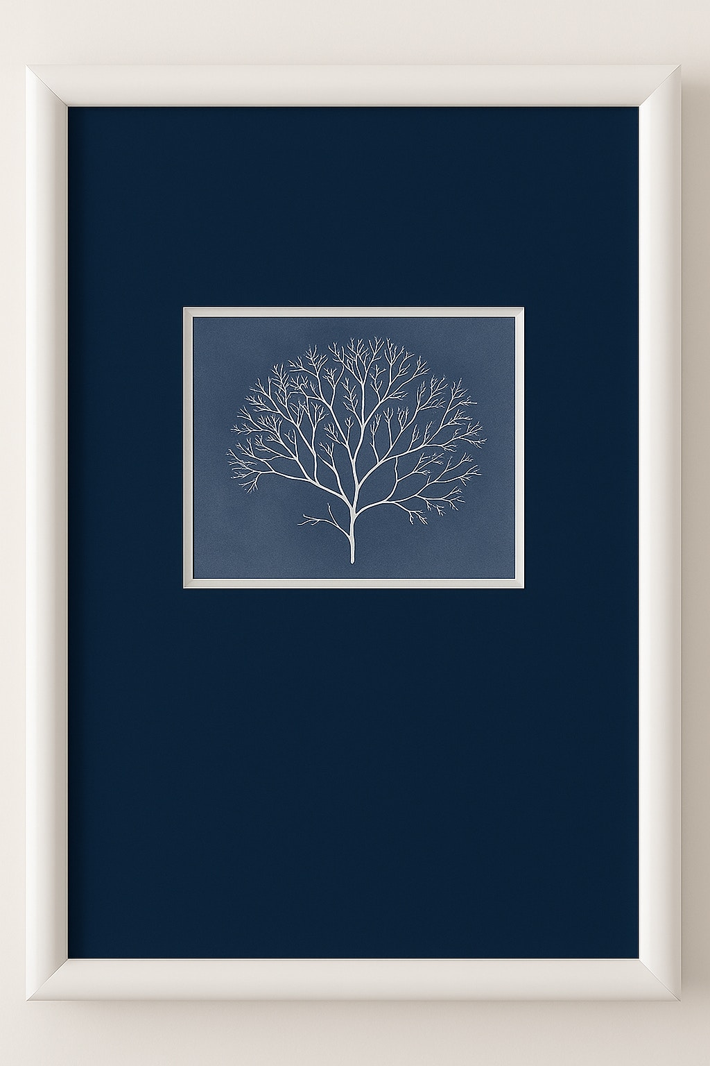 Bassett Mirror Company Coral Silhouette II Framed Print 9902-365B