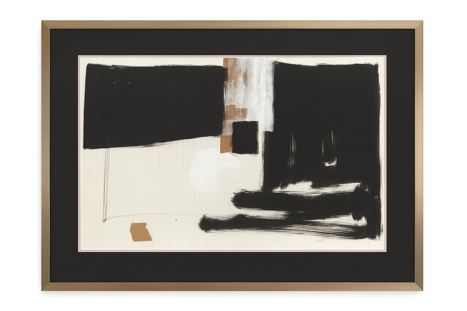 Bassett Mirror Company The Balancing Black Framed Print 9902-380