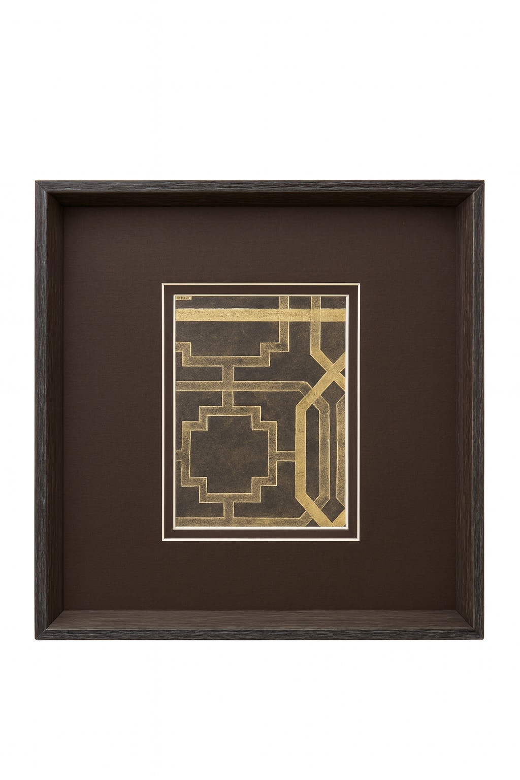  Trellis Pattern I Framed Print 