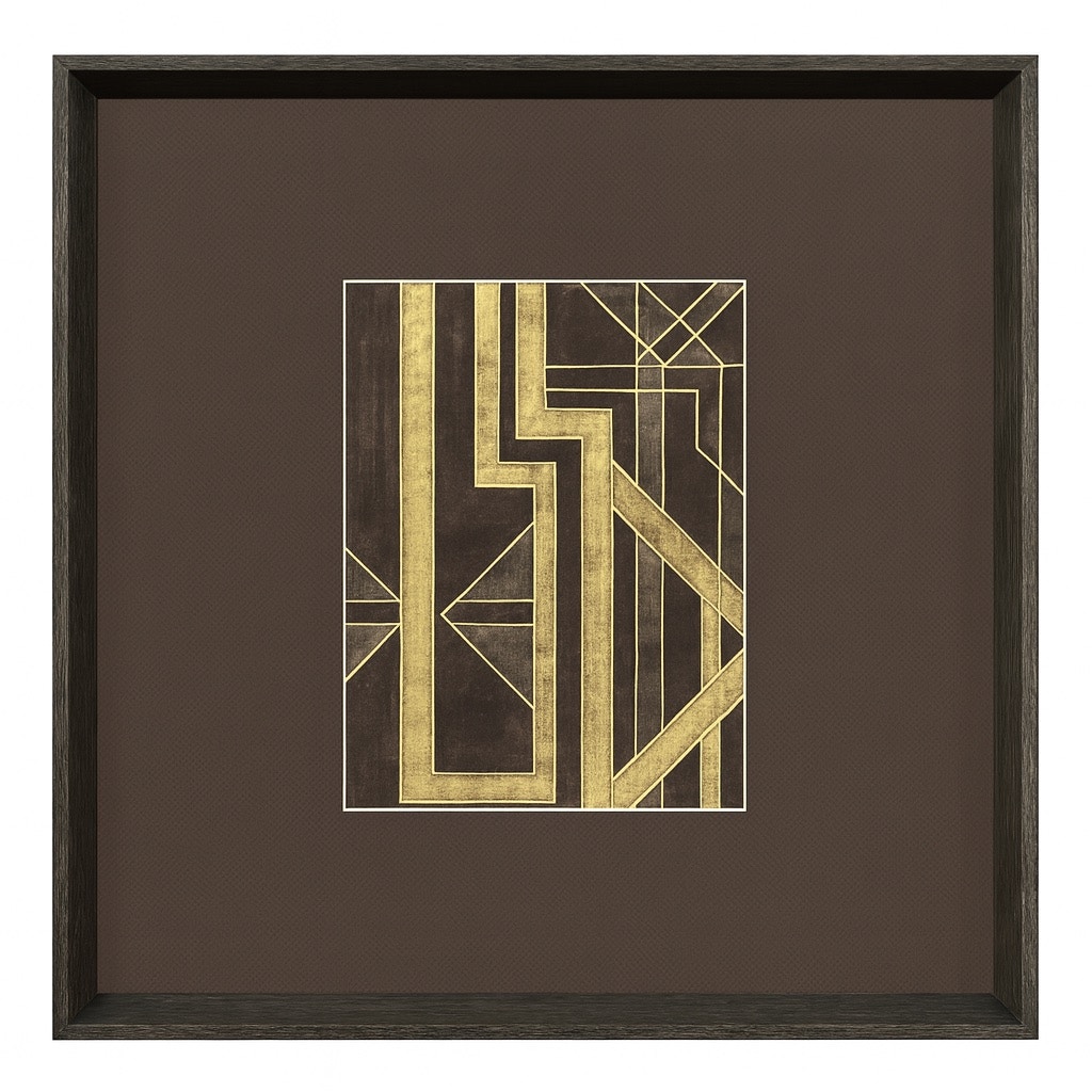  Trellis Pattern IV Framed Print 
