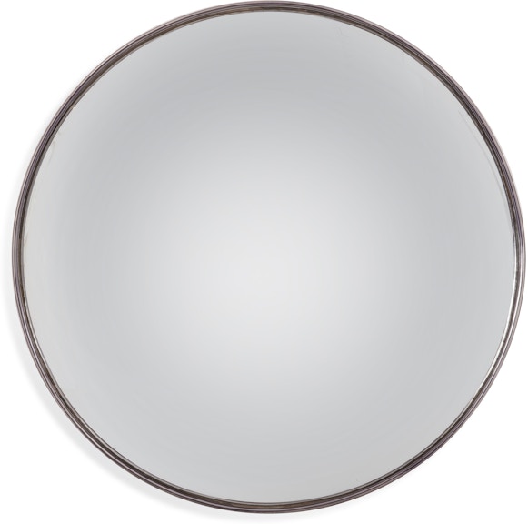 Silver Round Convex Mirror