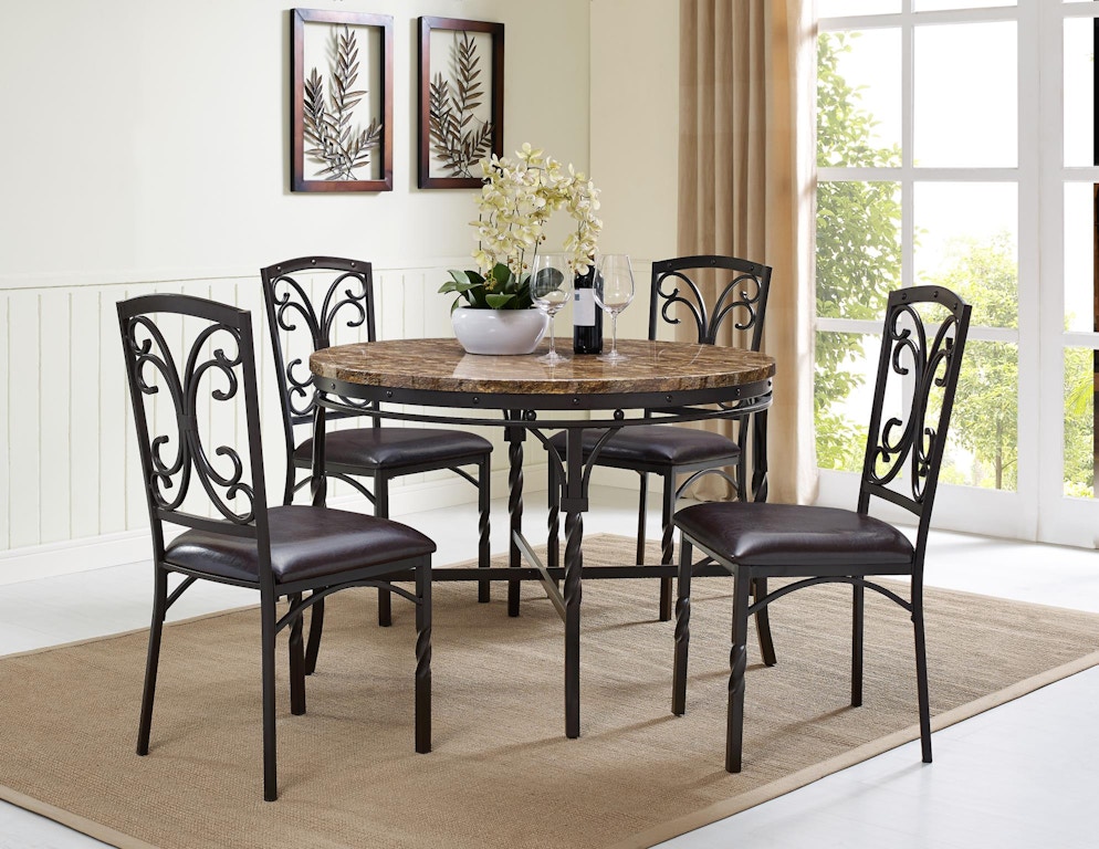 Bernards Dining Room Tuscan Casual Table 4550