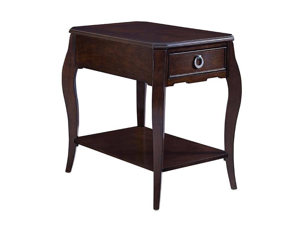 Bernards Living Room Caldwell Chair Side Table 8617 003