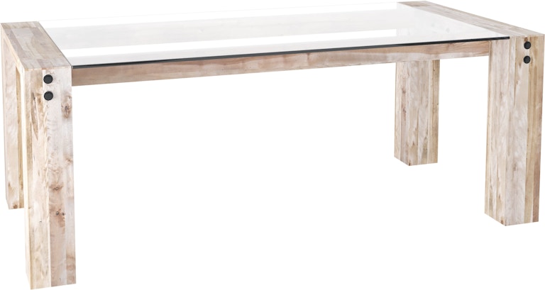 Canadel Loft Rectangular Glass Table GRE03878CL02RLNNF