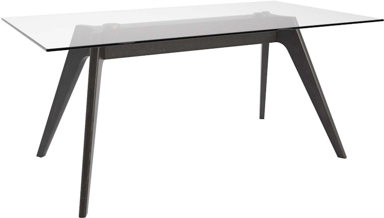 Canadel Downtown Rectangular Glass Table GRE04072CL05MDQNF