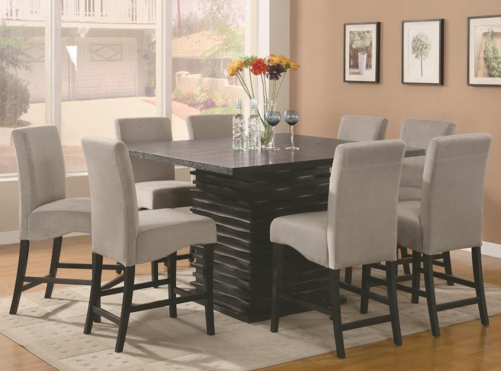 Stanton 5-piece Square Counter Height Dining Table Set Grey