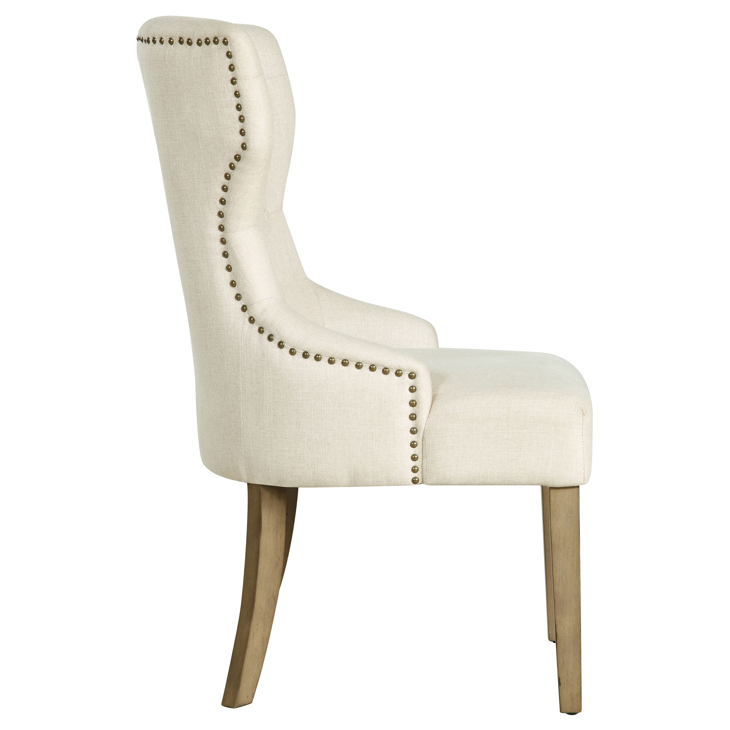 Coaster Baney Beige Tufted Back Dining Chair