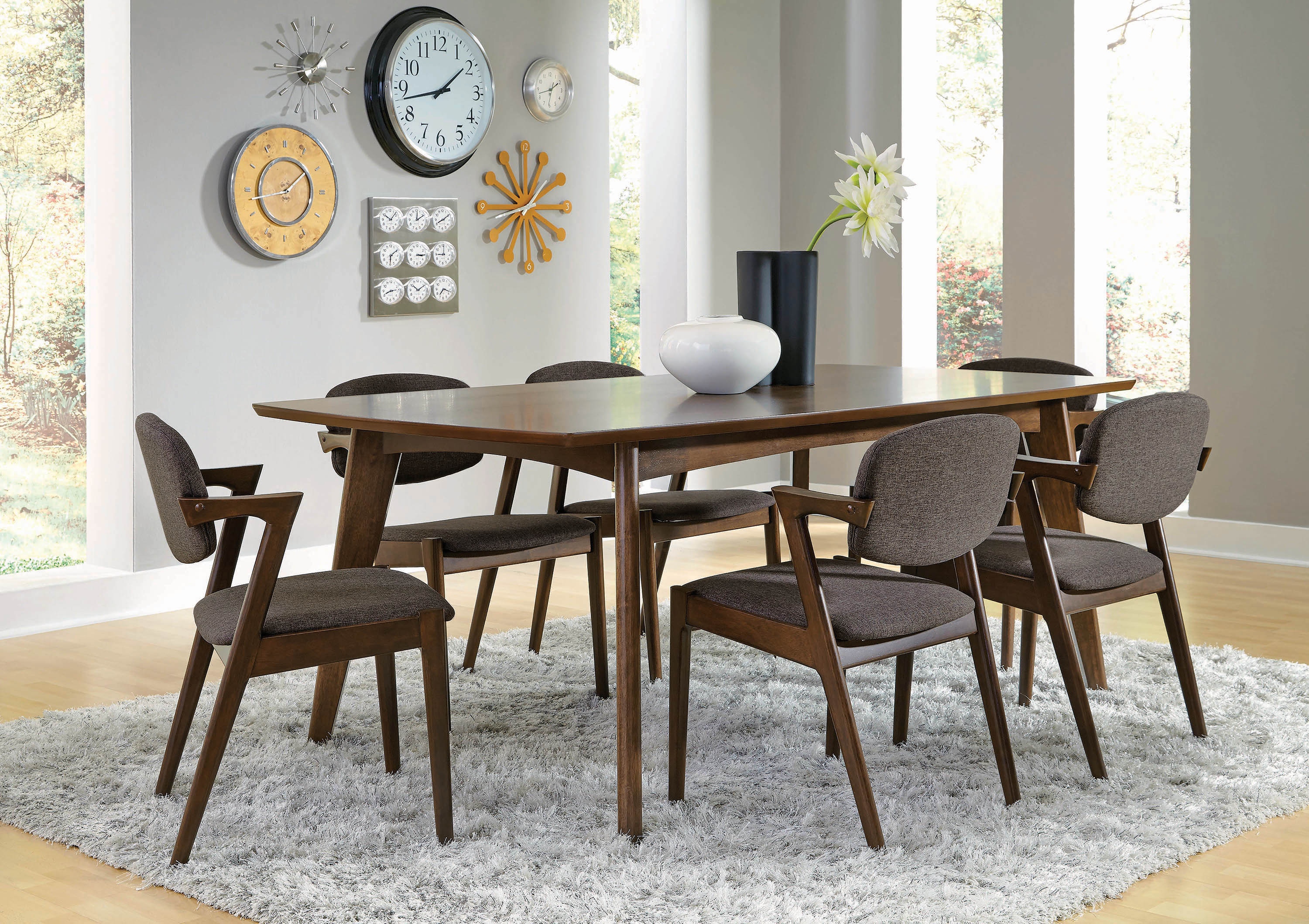 Coaster Casual Dining Malone 7-piece Rectangular Dining Table Set