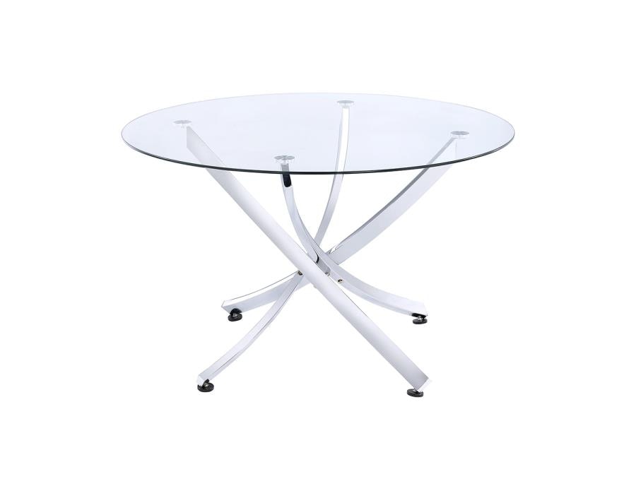 Coaster Casual Dining Round Dining Table 106440 Rider Furniture